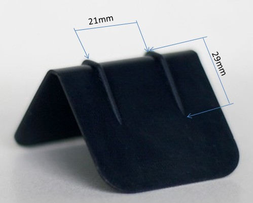 Protection de bord en plastique 50 x 50x 2 x 50 mm